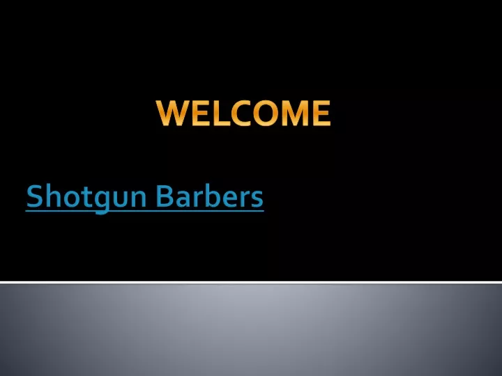 shotgun barbers