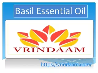 Basil Essential Oil