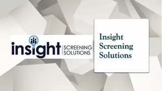 Insight Screening Solutions’ Best Tenant Screening Services California