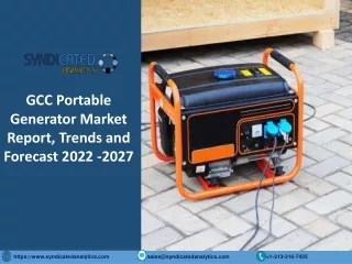 GCC Portable Generator Market Research Report PDF 2022-2027