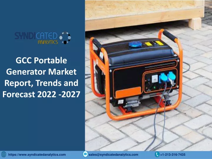 gcc portable generator market report trends
