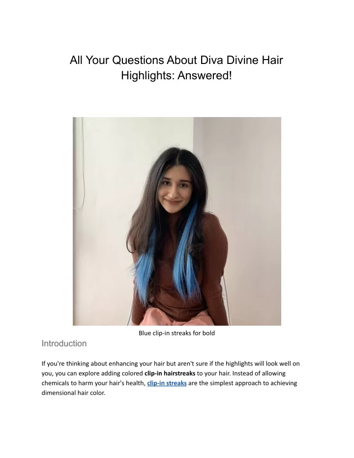 all your questions about diva divine hair