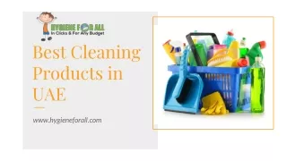 best cleaning products in uae