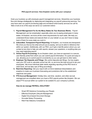 PEO payroll services_ How Amplwin works with your company