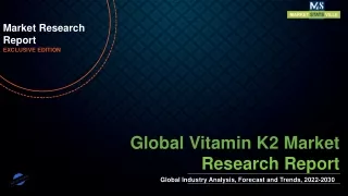market research report exclusive edition