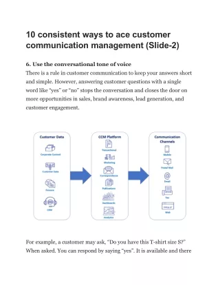 10 consistent ways to ace customer communication