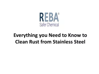 everything you need to know to clean rust from stainless steel