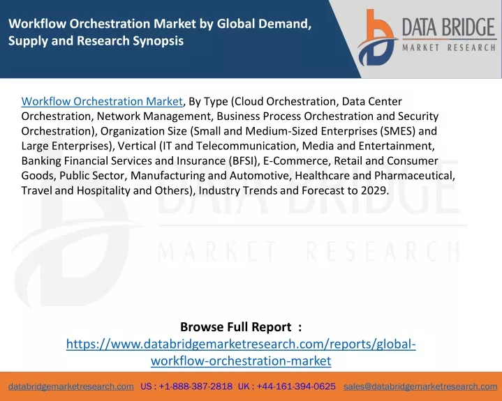 workflow orchestration market by global demand