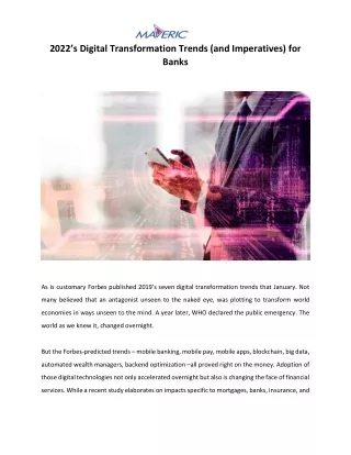 2022 s digital transformation trends