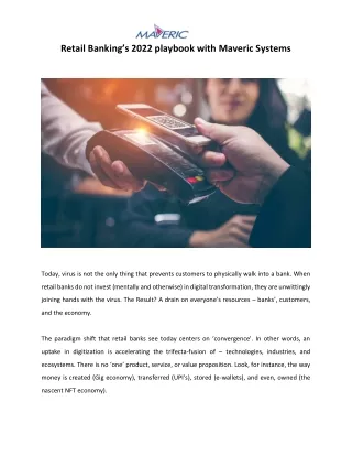 retail banking s 2022 playbook with maveric