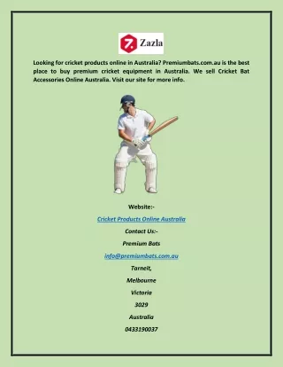 Cricket Products Online Australia Premiumbats.com.au