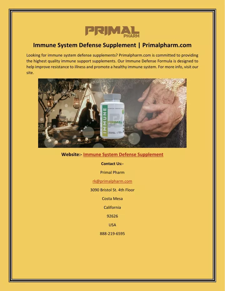 immune system defense supplement primalpharm com