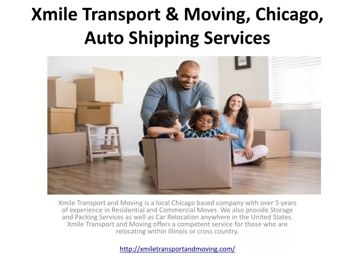 xmile transport moving chicago auto shipping
