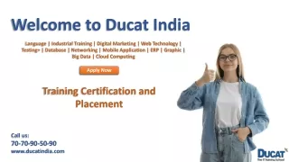 welcome to ducat india