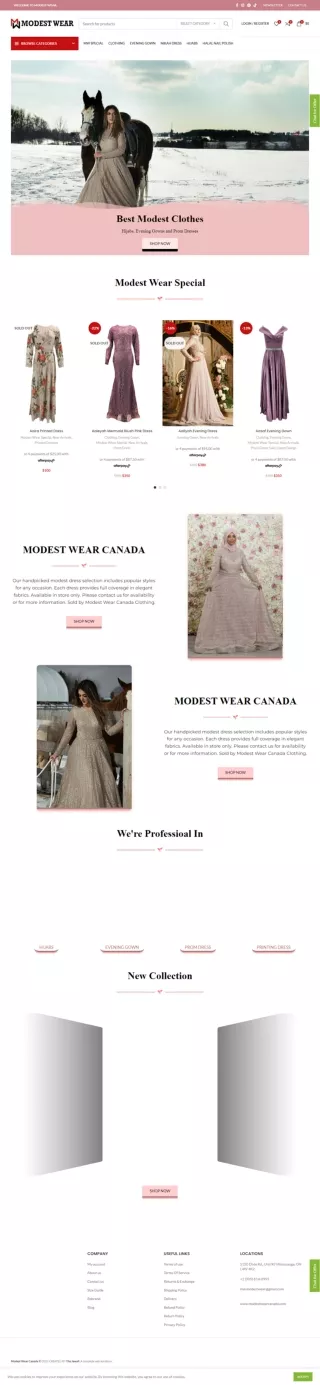 Home - Modest Wear Canada - Modest Wear Canada