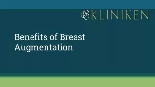 Benefits of Breast Augmentation