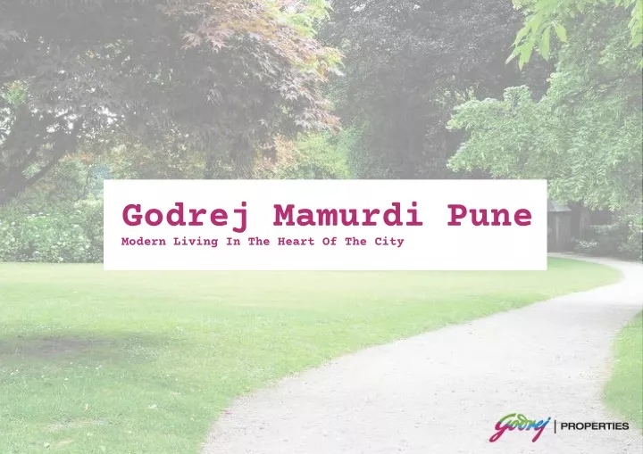 godrej mamurdi pune modern living in the heart