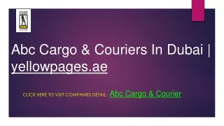 Abc Cargo & Courier.ppt