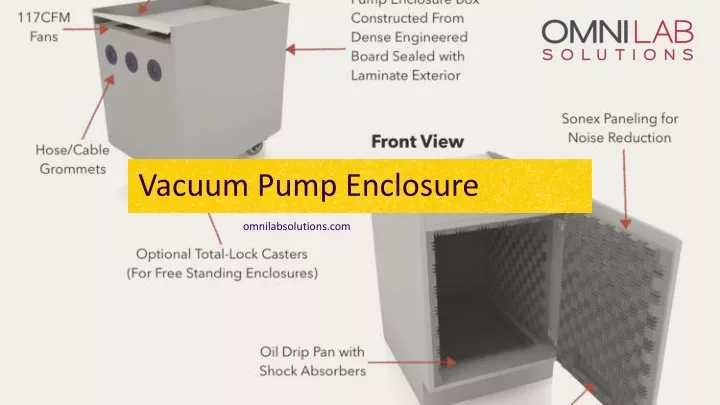 vacuum pump enclosure