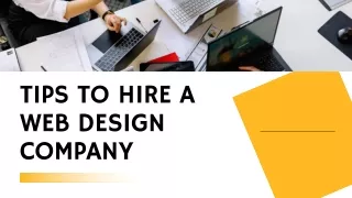 Tips to Hire the Best Web Designing Firm for Your Business