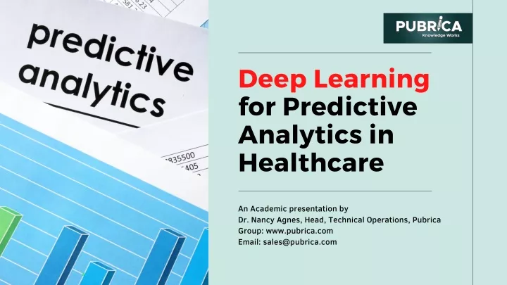 deep learning for predictive analytics