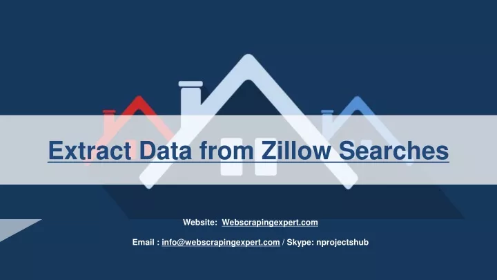 extract data from zillow searches