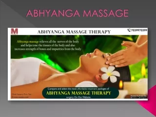 ABHYANGA MASSAGE ppt
