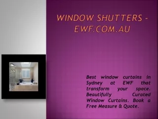 window shutters ewf com au