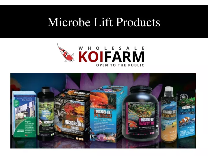 microbe lift products