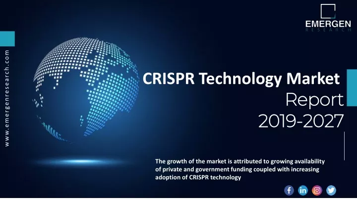 crispr technology market report 2019 2027