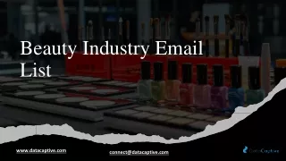 Beauty Industry Decision Makers Contact List