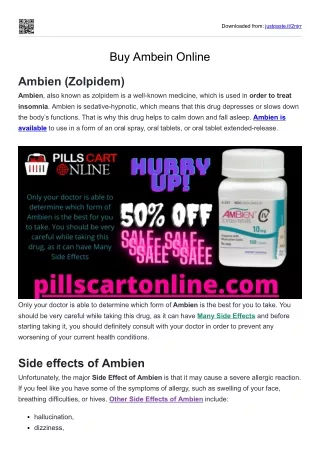 Buy Ambein Online