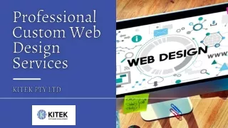 Professional Custom Web Design Services