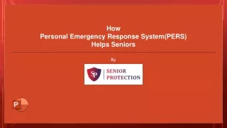 How Personal Emergency Response System Helping Seniors?