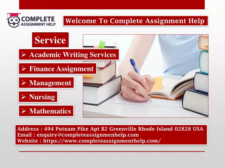 welcome to complete assignment help