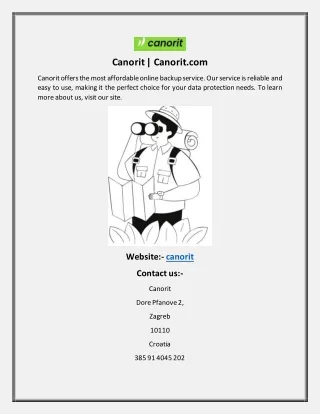 canorit canorit com