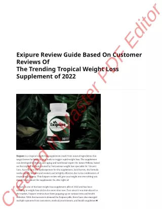 Exipure Review Guide Based On Customer Reviews 2