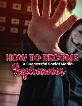 how to become successful social media influencer E-book