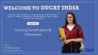 welcome to ducat india