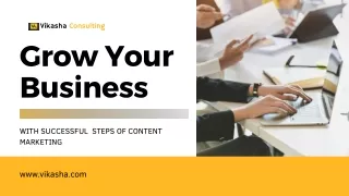 Grow Your Business with Successful Steps of Content Marketing