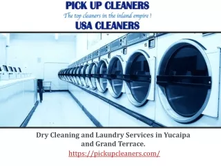 Non-toxic.Order free.Green earth dry cleaners-- PICK UP CLEANERS