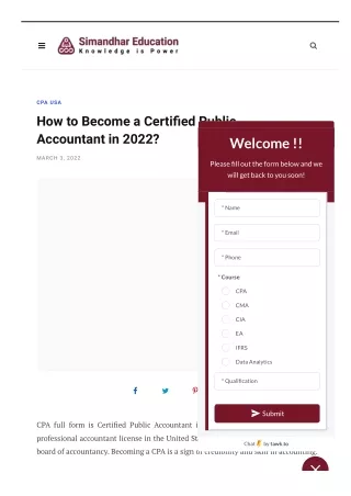 How to Become a Certified Public Accountant in 2022?
