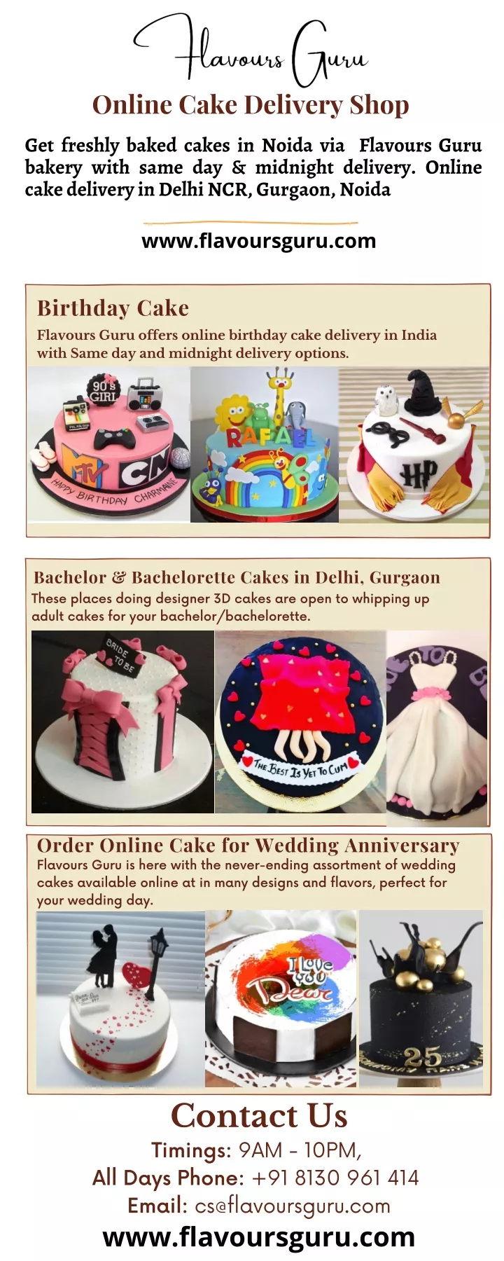 online cake delivery shop