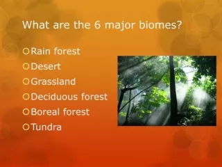 biome classification