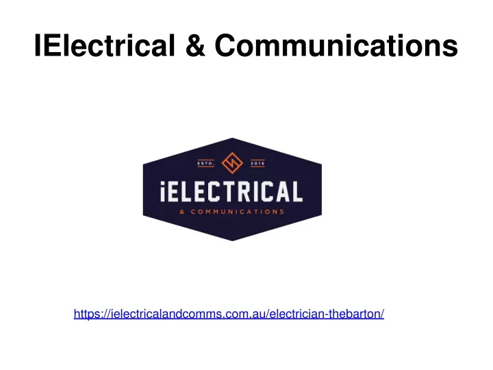 ielectrical communications