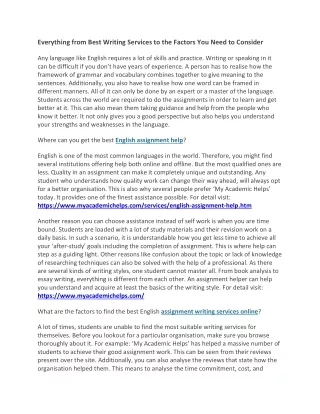 everything from best writing services