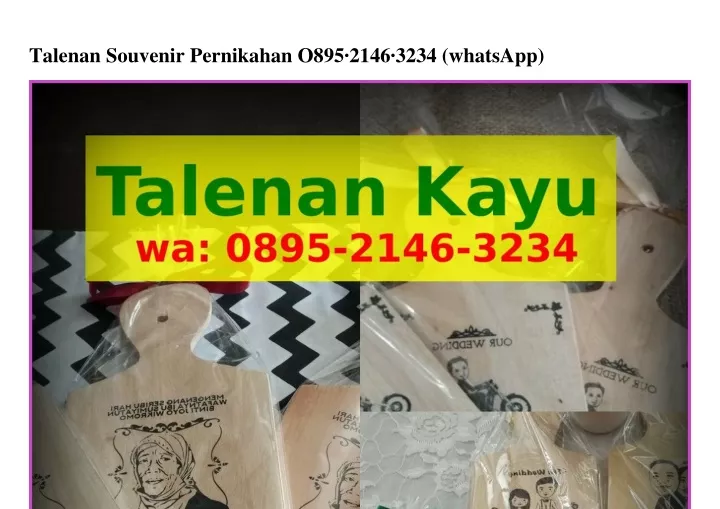 talenan souvenir pernikahan o895 2146 3234