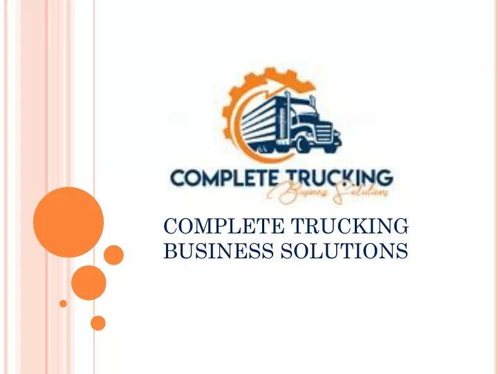 complete trucking business solutions