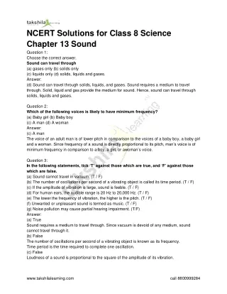 ncert solutions for class 8 science chapter