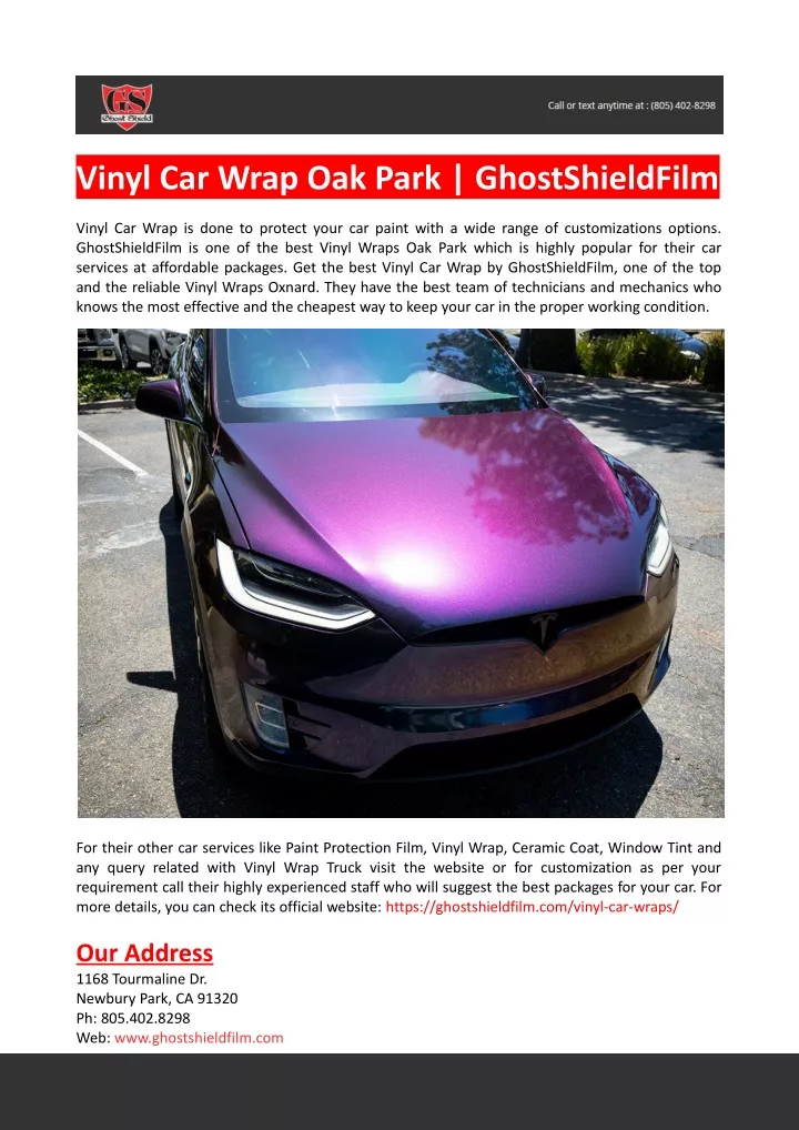 vinyl car wrap oak park ghostshieldfilm